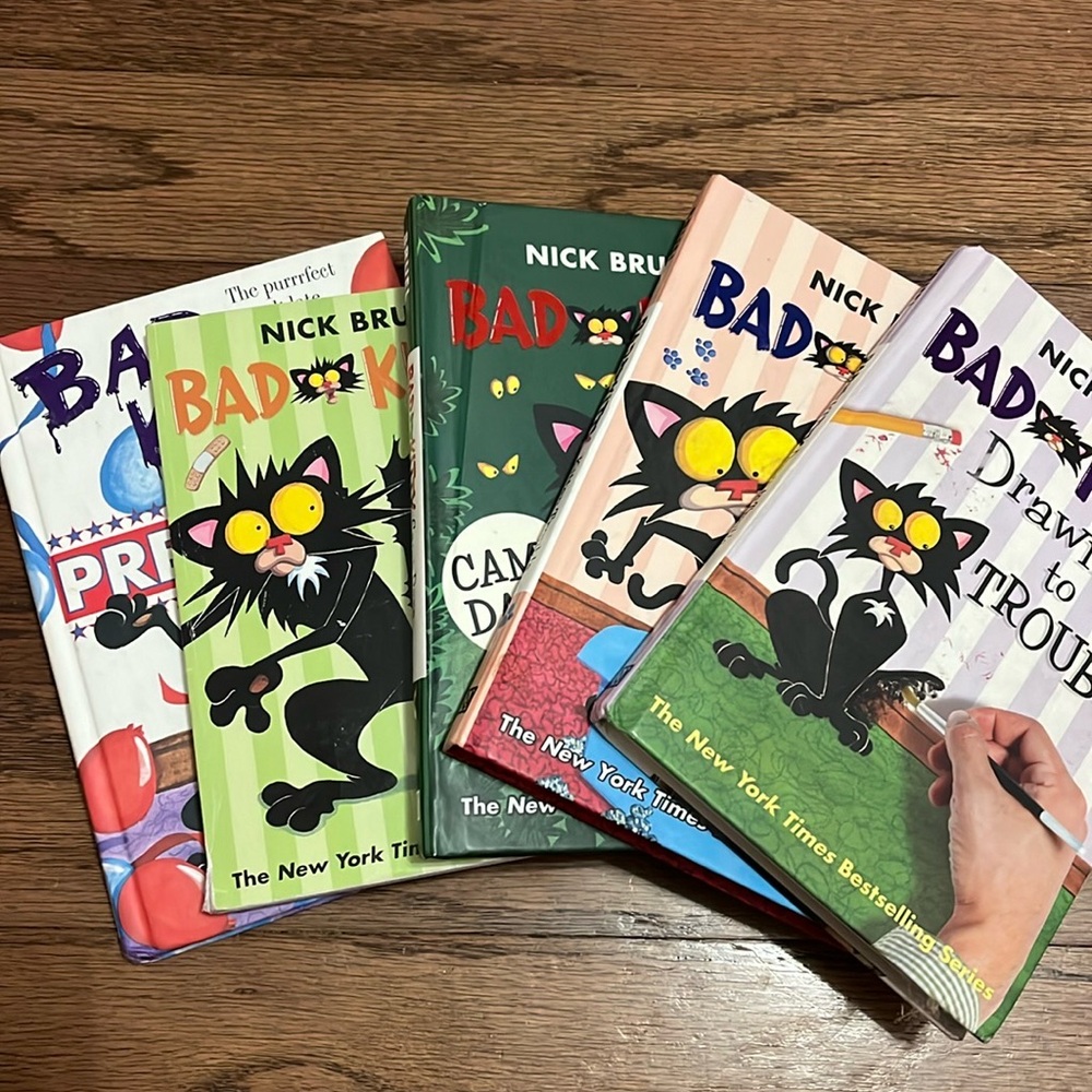 5 Bad Kitty books
